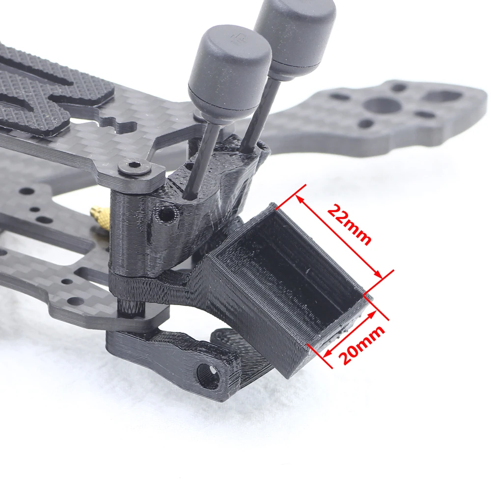3D Printed BN-220 GPS Mount TPU Holder T-shaped Antenna Fixed Bracket Seat Replacement parts for FPV Racing Drone Mark5 Frame