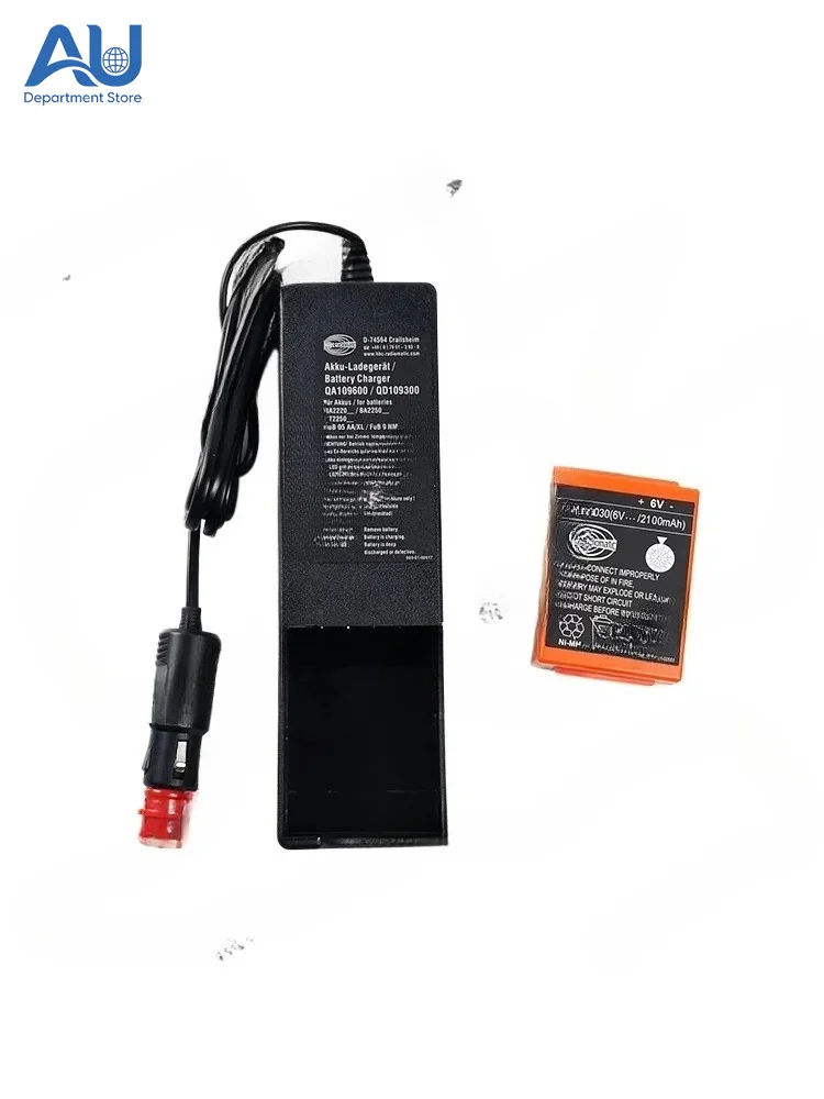 Pump Truck HBC Remote Control Battery BA225030 Charger QD109300 Accessories