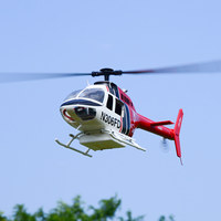 FLISHRC Roban 470 Size Bell 206 RC Helicopter 6CH GPS with X1/X2 Flight Control RTF Hobby,Outdoor Fun