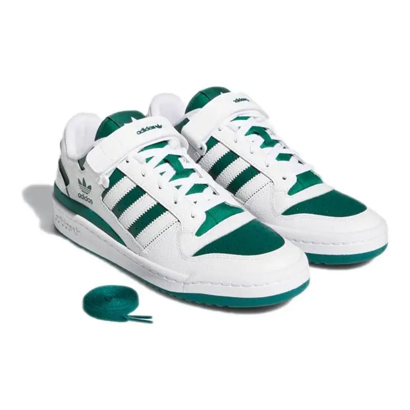 Adidas Forum Low White Collegiate Green Кроссовки GY8556