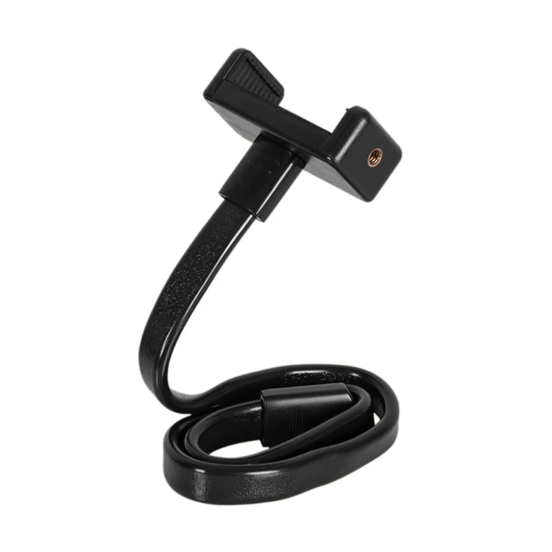 Phone Holder Bed Gooseneck Mount Cellphone Clamp Clip for Desk, Flexible Long Arm Mount Stand with 1/4 Thread Dropship