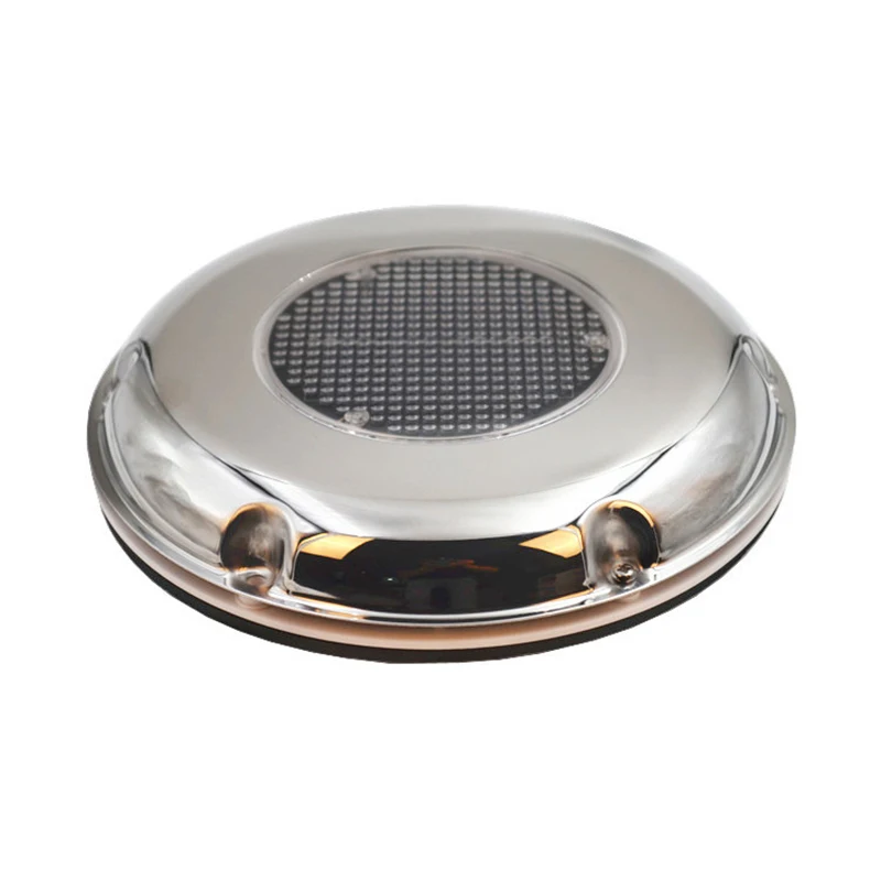 Small Solar Exhaust Fan Ventilators Caravan RV Boat Exhaust Intake Fan Air Vent W/ Battery Switch Stainless Steel PC