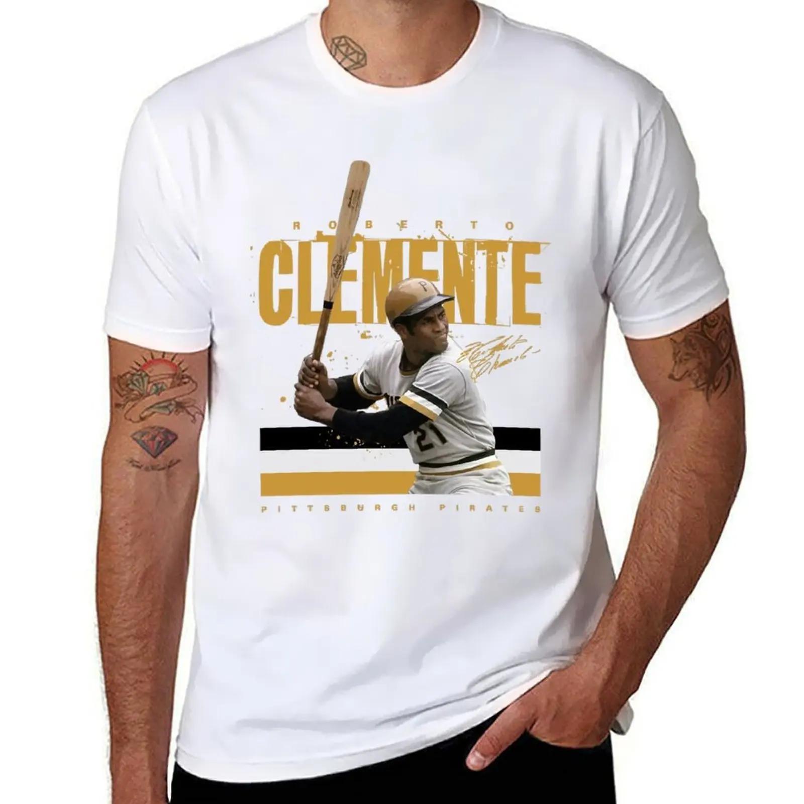 

Róbértó Cléménté T-Shirt men t shirt cotton 100% man t shirts high quality luxury brand T-Shirt