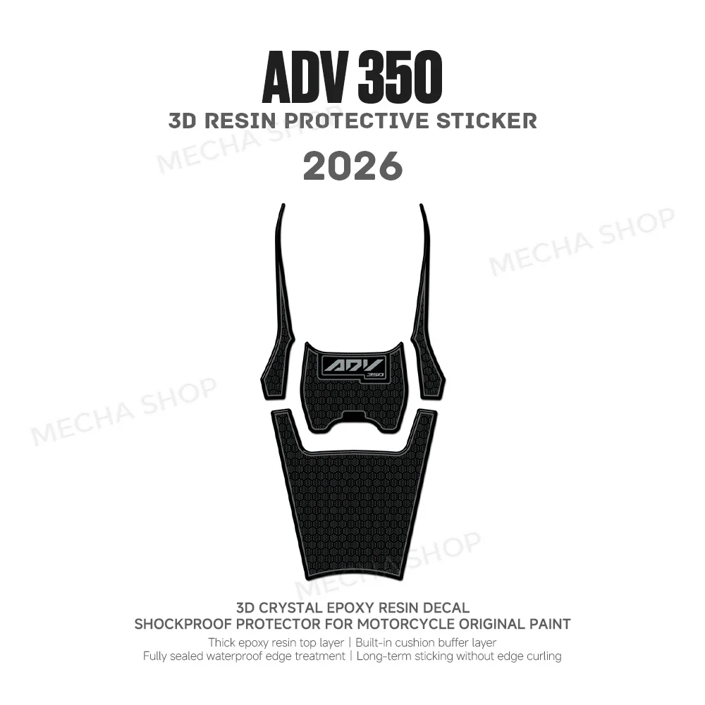 3D Stickers For ADV 350 2022 2023 2024 2025 2026 Key Area
