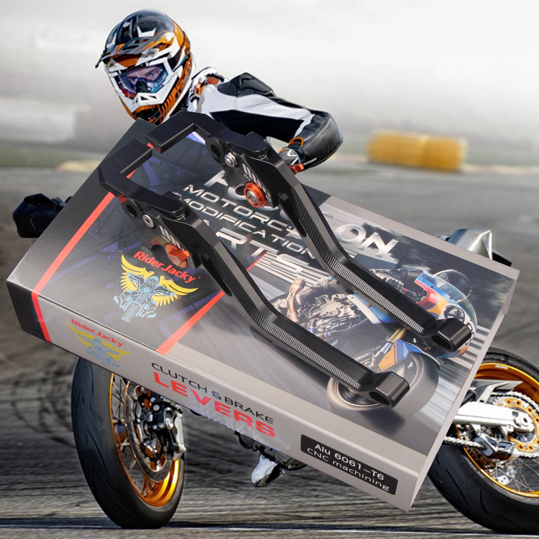 

For KTM 690 SMC/SMC-R/Duke/Duke R 2012-2013 Shortys only w/handguards 3D Rhombus Hollow Long Motorcycle Brake Clutch Levers