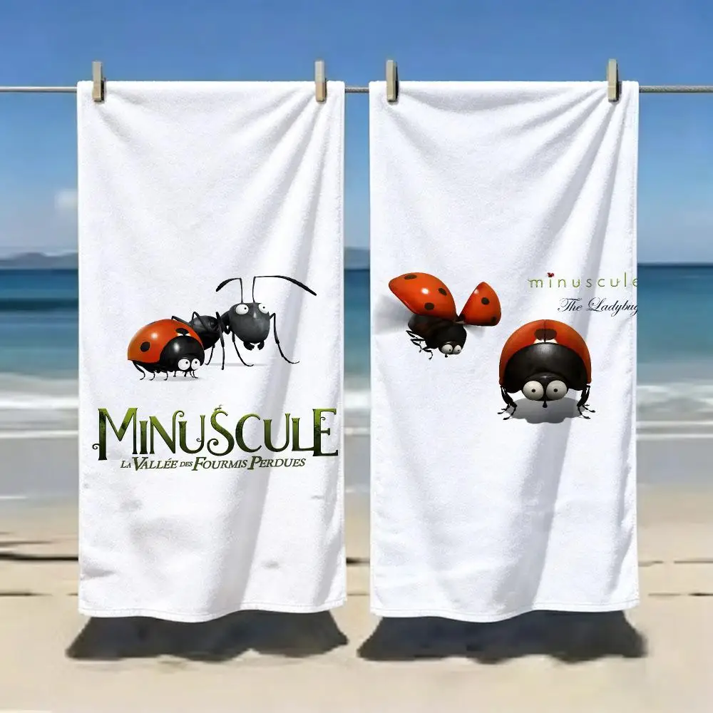 Animation M-Minuscule Towel Microfiber soft Beach Towel for Travel Fitness Sauna Bathing Camping