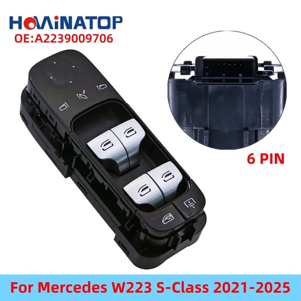howinatop-a2239009706-interrupteur-principal-de-leve-vitre-6-broches-pour-mercedes-w223-classe-s-2021-2025-remplacement-oem