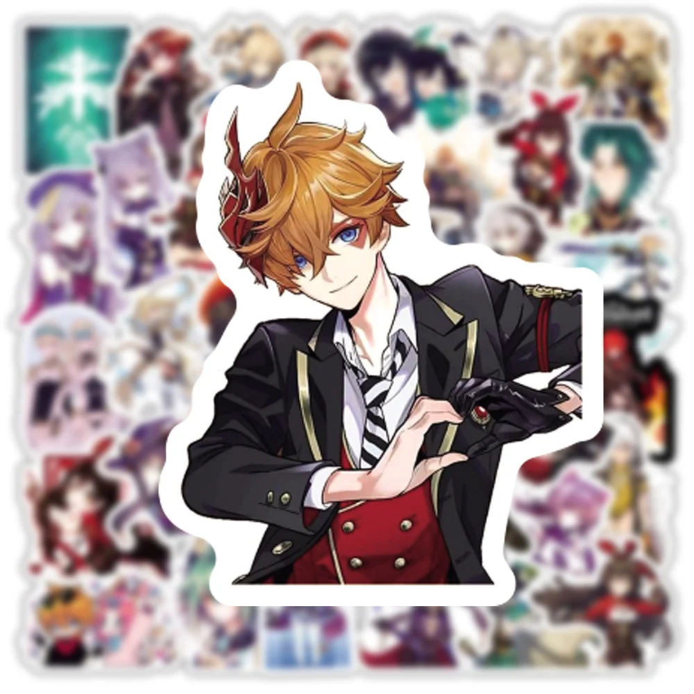 10/30/50PCS New Genshin Impact Sticker Pack Cartoon Creative Anime iPad Water Cup Luggage Chair Decoration Waterproof Wholesale