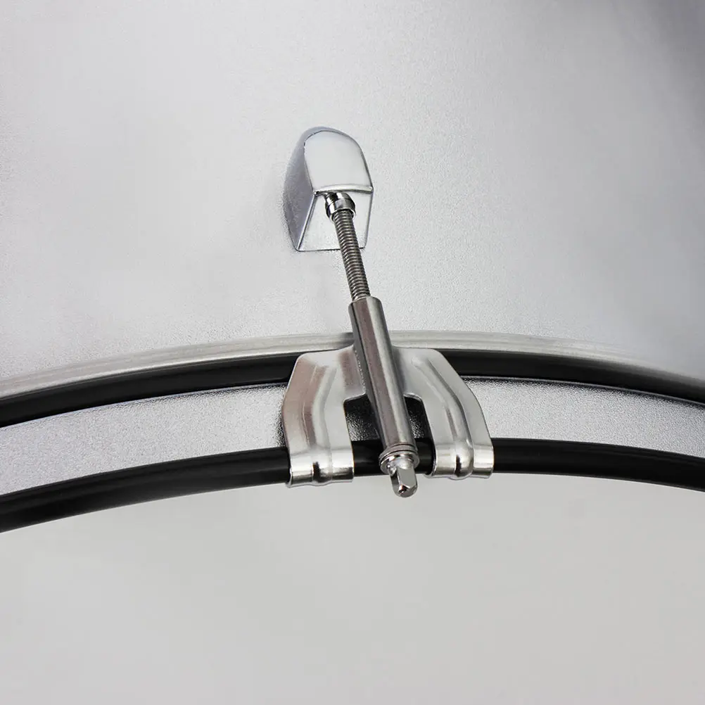 

8 Sets Snare Drum Lugs Iron Double end Connectors Durable Metal Components Suitable Drum Set Tom Tambourine Replacement Mounting
