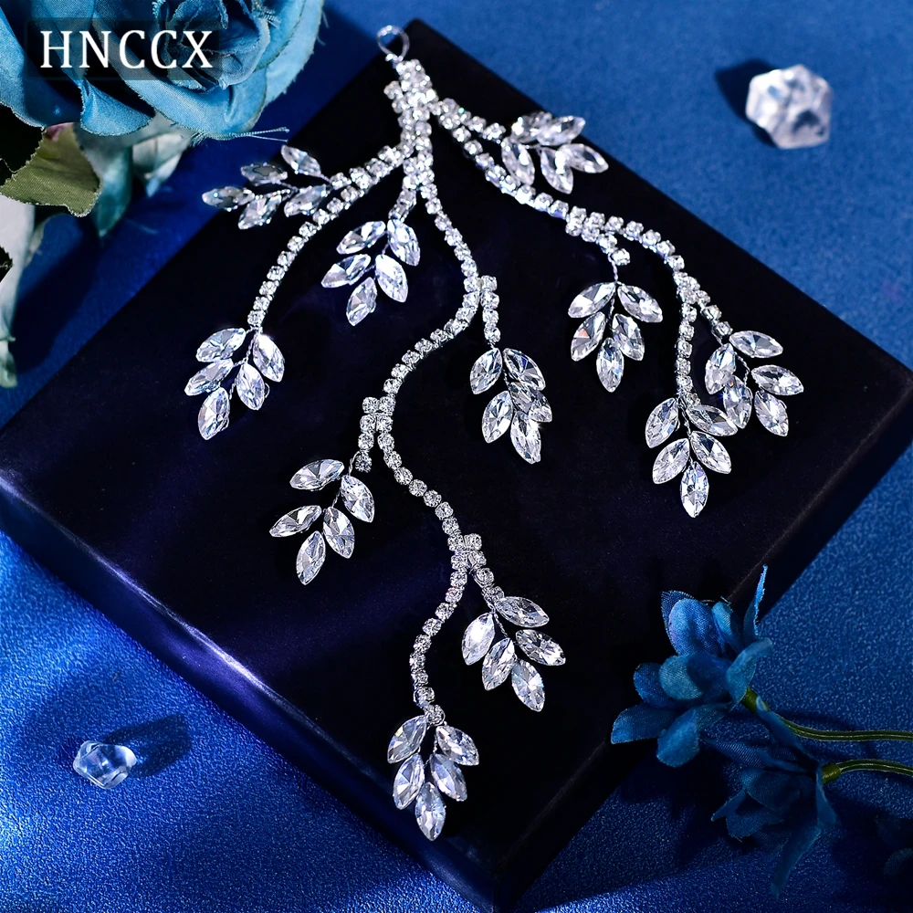 HNCCX Bride Rhinestone Headband Women Leaf Style Headpieces Accessories Wedding Hair Pieces Hair Jewelry Ornaments CP798