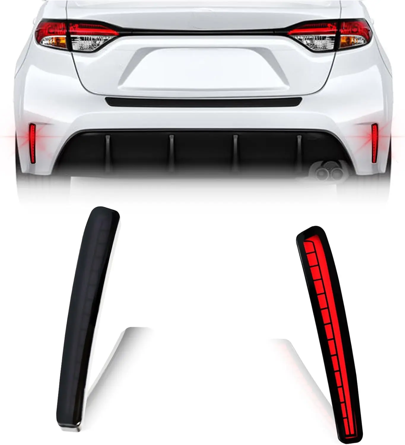 

LED Sequential Rear Bumper Brake Lights for 2020-2025 Toyota Corolla | Plug & Play