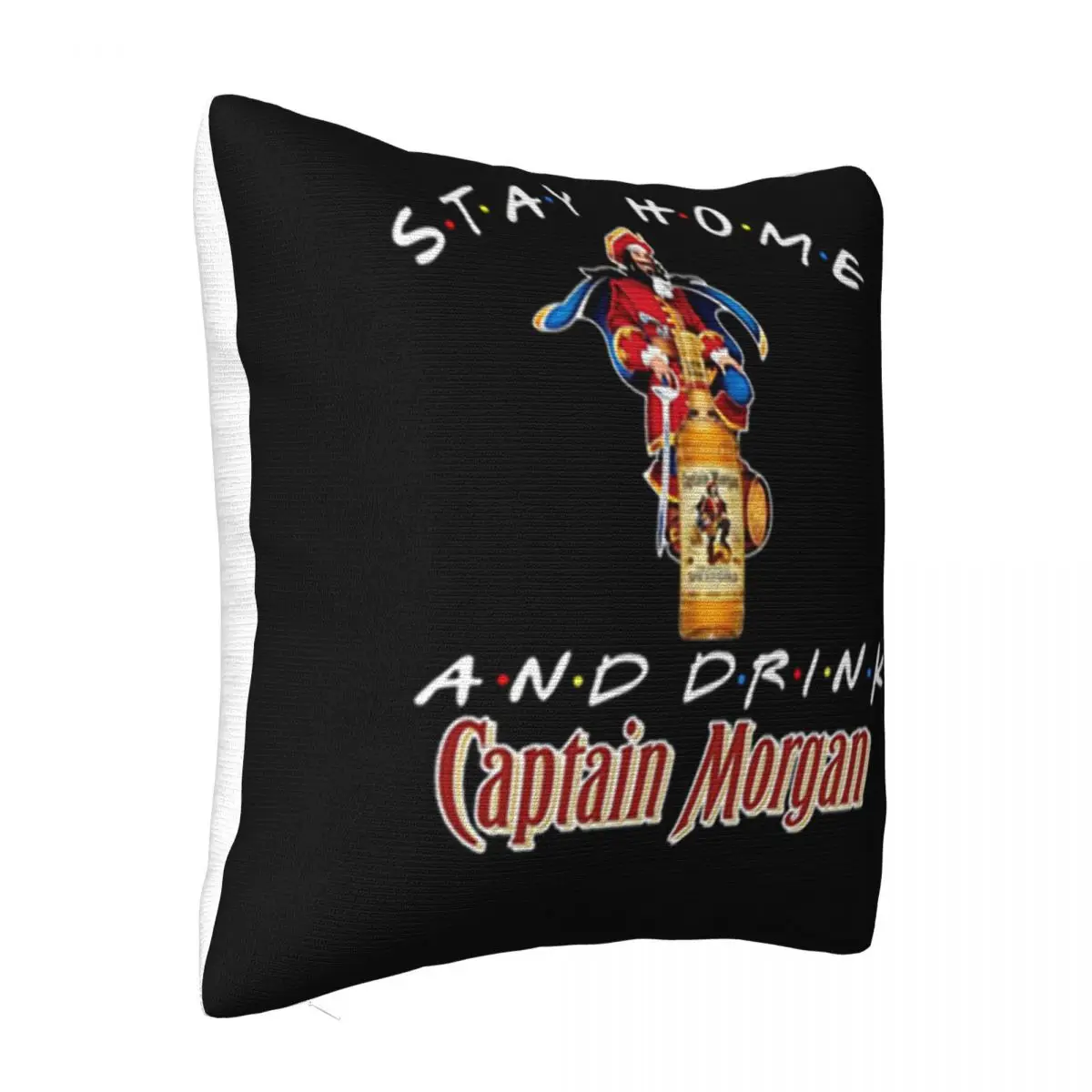 Stay Home And Drink Captain Morgan Halloween Spring Basic High Quality Cool Selling Goth Hipster 2021 Latest Pillow Case