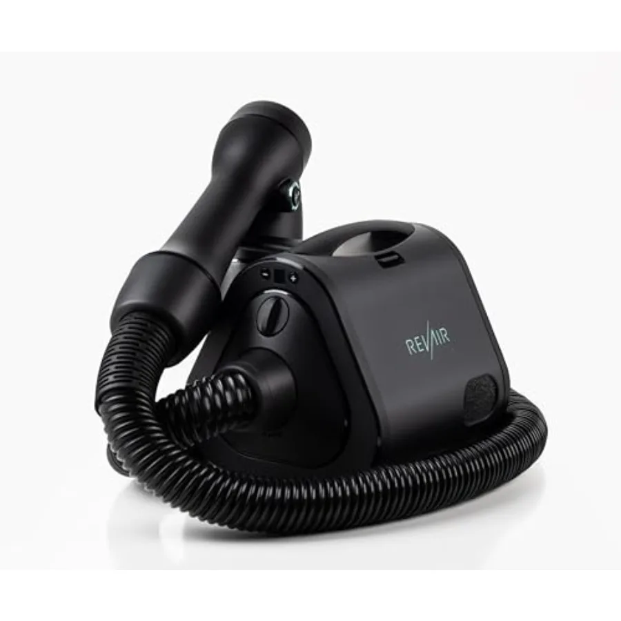 

Reverse-Air Hair Dryer for Curly Wavy and Straight Hair - Quick-Drying with Heat Damage Reduction - Lightweight Aluminum Body i
