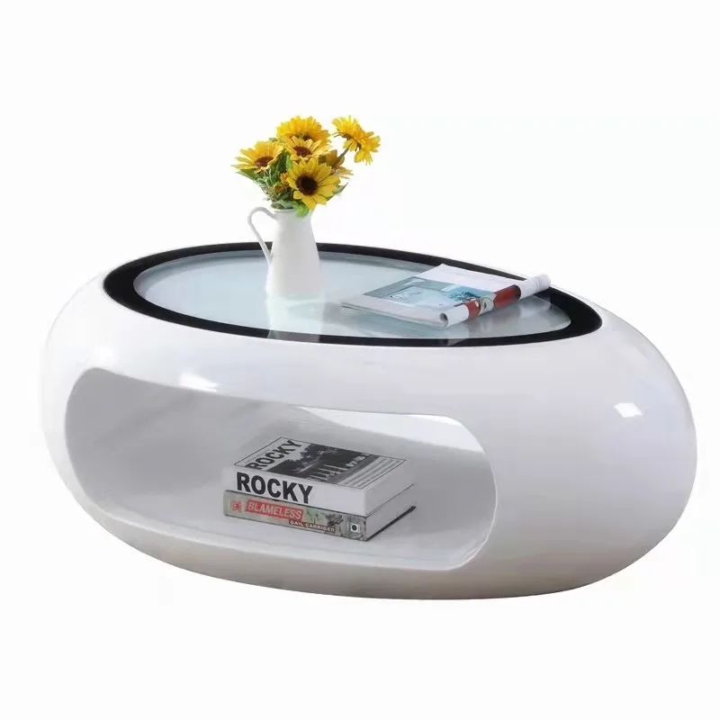 

Oval creative living room coffee table
