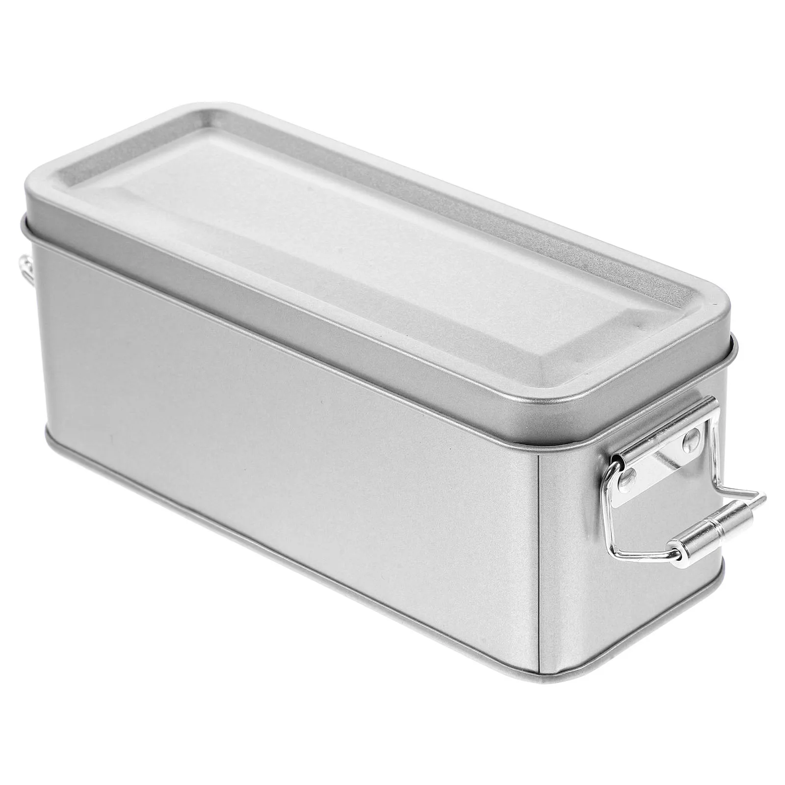 

Cookie Boxes Tinplate Candy Holiday Containers Empty Ceramics Storage Silver Metal with