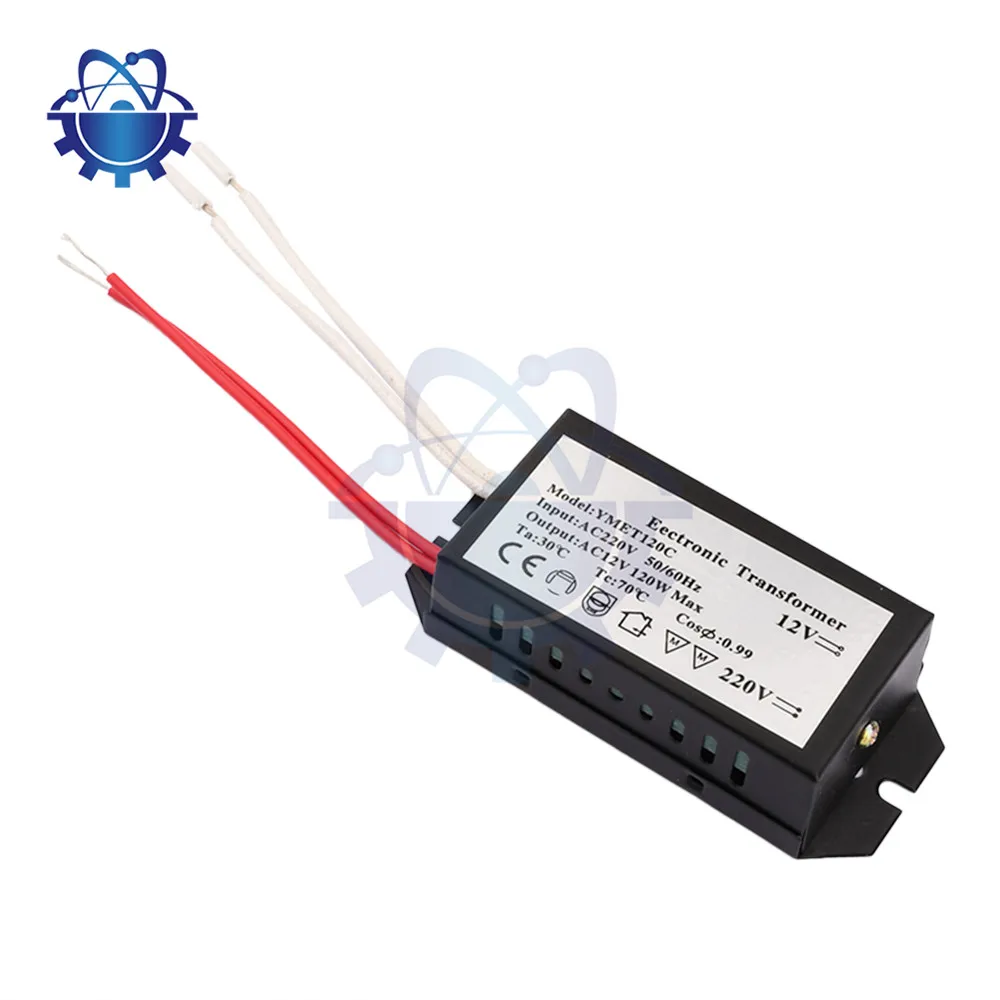 Electronic Transformer for Halogen Lamps Sufficient Power AC 220V to AC12V 120W-160W Optional Potted Transformer