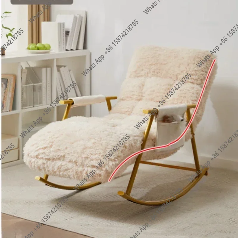 

Ленивый диван, кресло-качалка для отдыха или сна, кресло-качалка, гостиная для взрослых, балкон, гостиная, длинное плюшевое кресло-качалка
