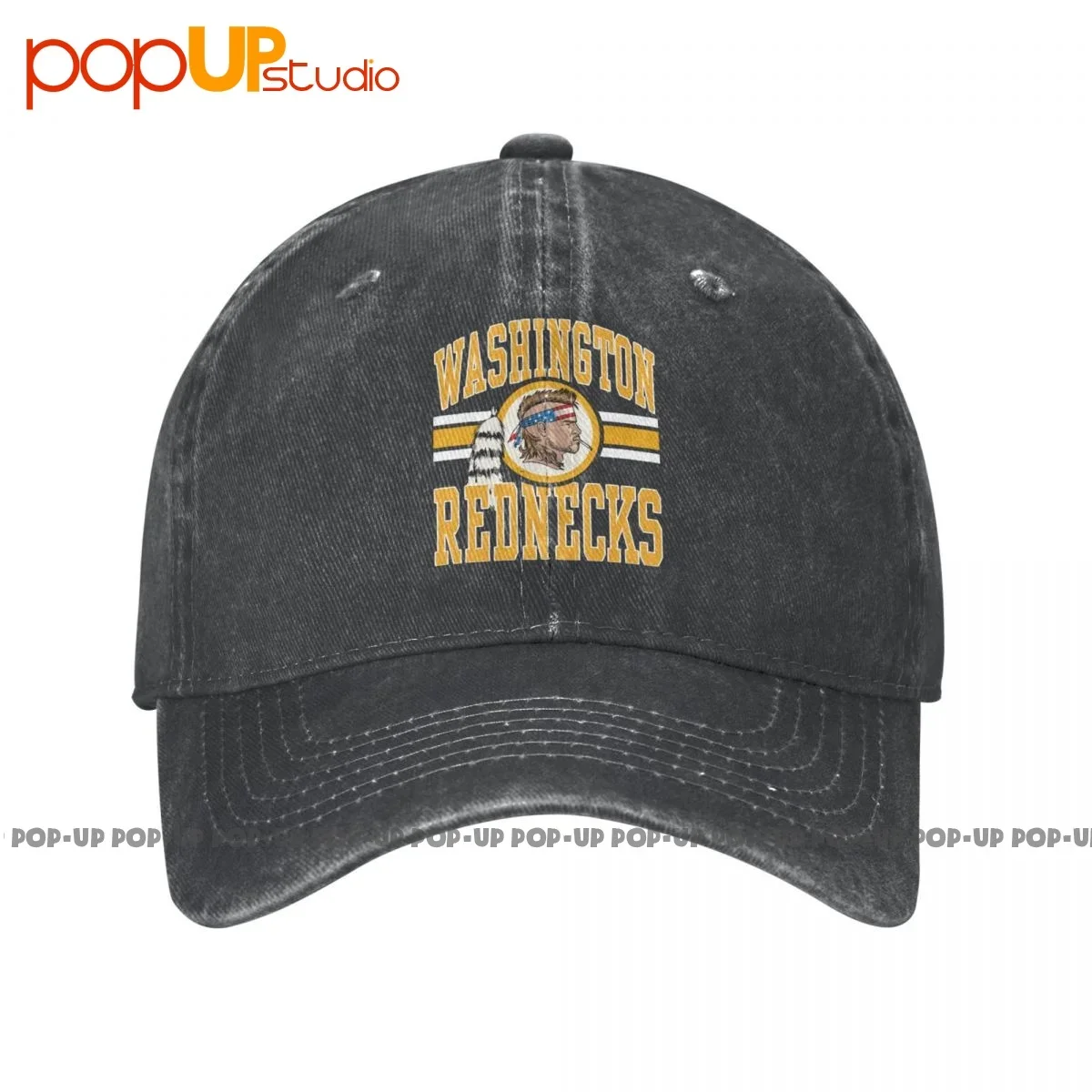 

Washington Rednecks Change Washed Denim Baseball Cap Trucker Hats Best Adjustable