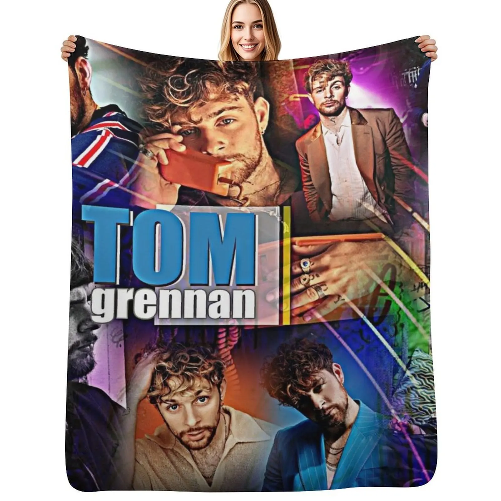 tom grennan Throw Blanket Warm Comfortable Blanket for Office Napping