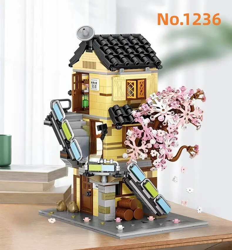 LOZ mini Blocks Teens Building Bricks Toys  Puzzle Japanese Architecture Home Decor Women Men Gift 1234 1235 1236