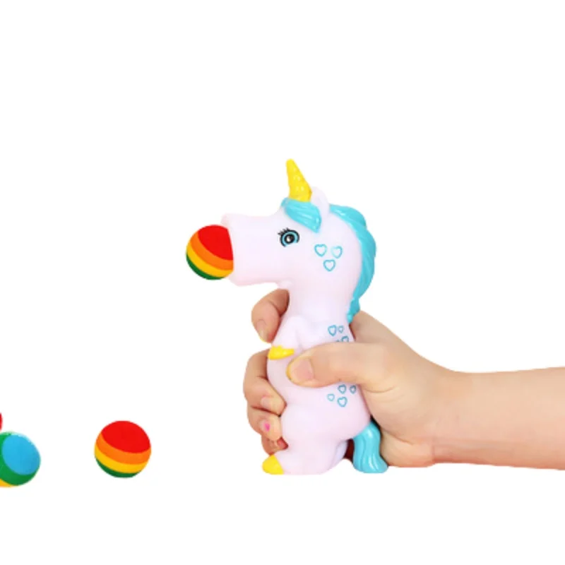 Pinch animals Squeeze shooting balls Cute animals produce foam balls Children's decompression autism anti pressure toys