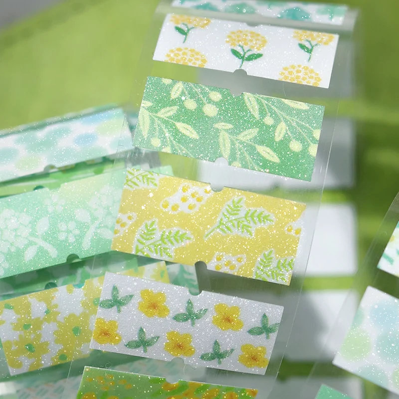 8 bungkus/lot seri manuskrip Shanye pita kertas dekoratif retro cantik yang lucu