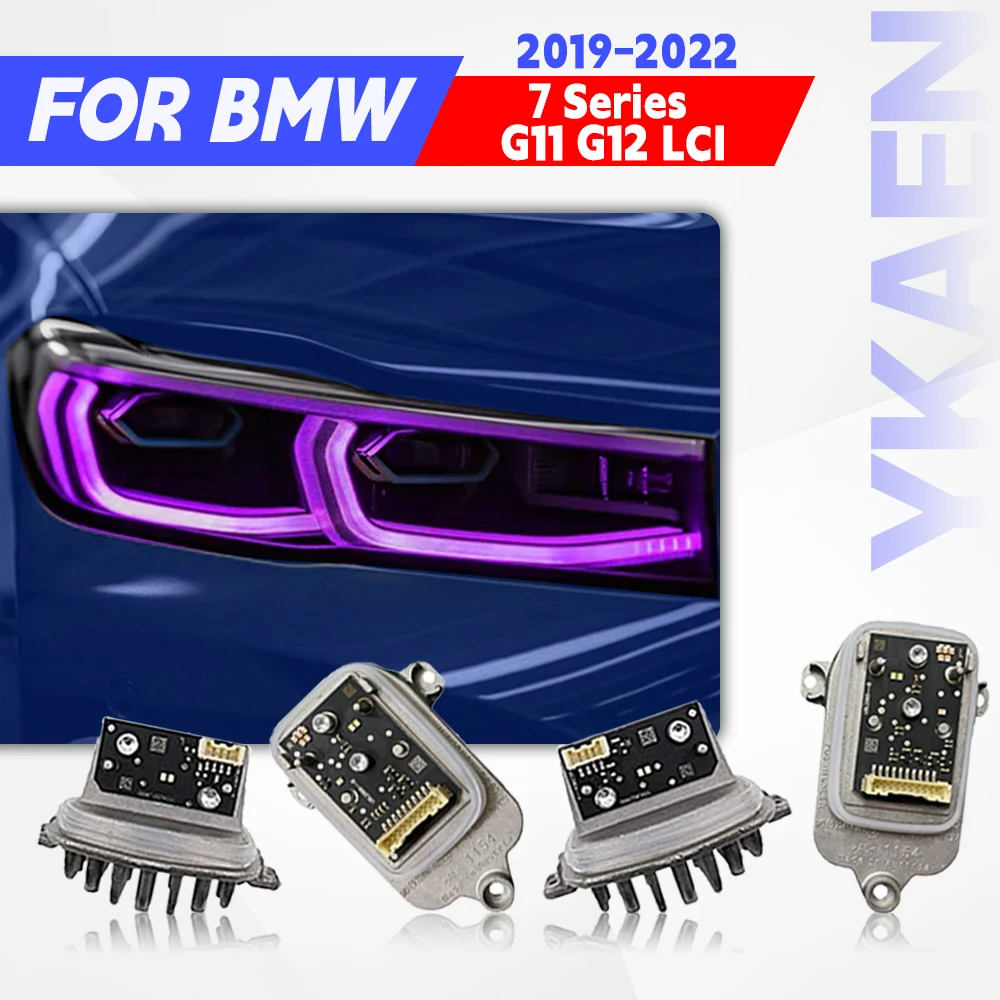 

Yellow Angel Eyes DRL LED Board Module For 2019-22 BMW 7 Series G11 G12 LCI Blue LED Headlight Daytime Running Light 63119498407