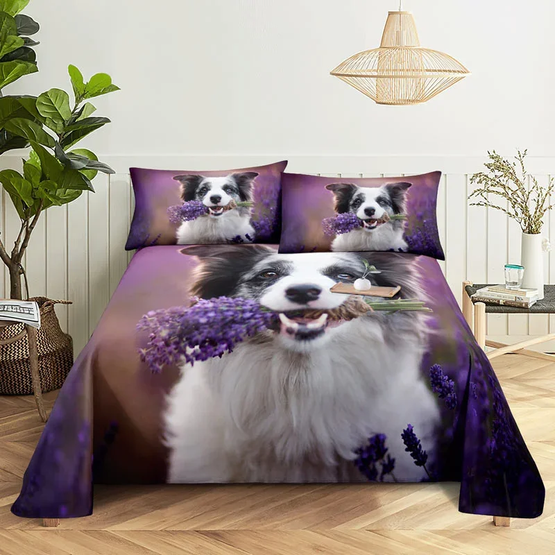 2026 Purple Lanvender Butteryfly Bedding Set Beautiful Flower for Bedroom Decor Soft Single Double Full Size Duvet Cover Set