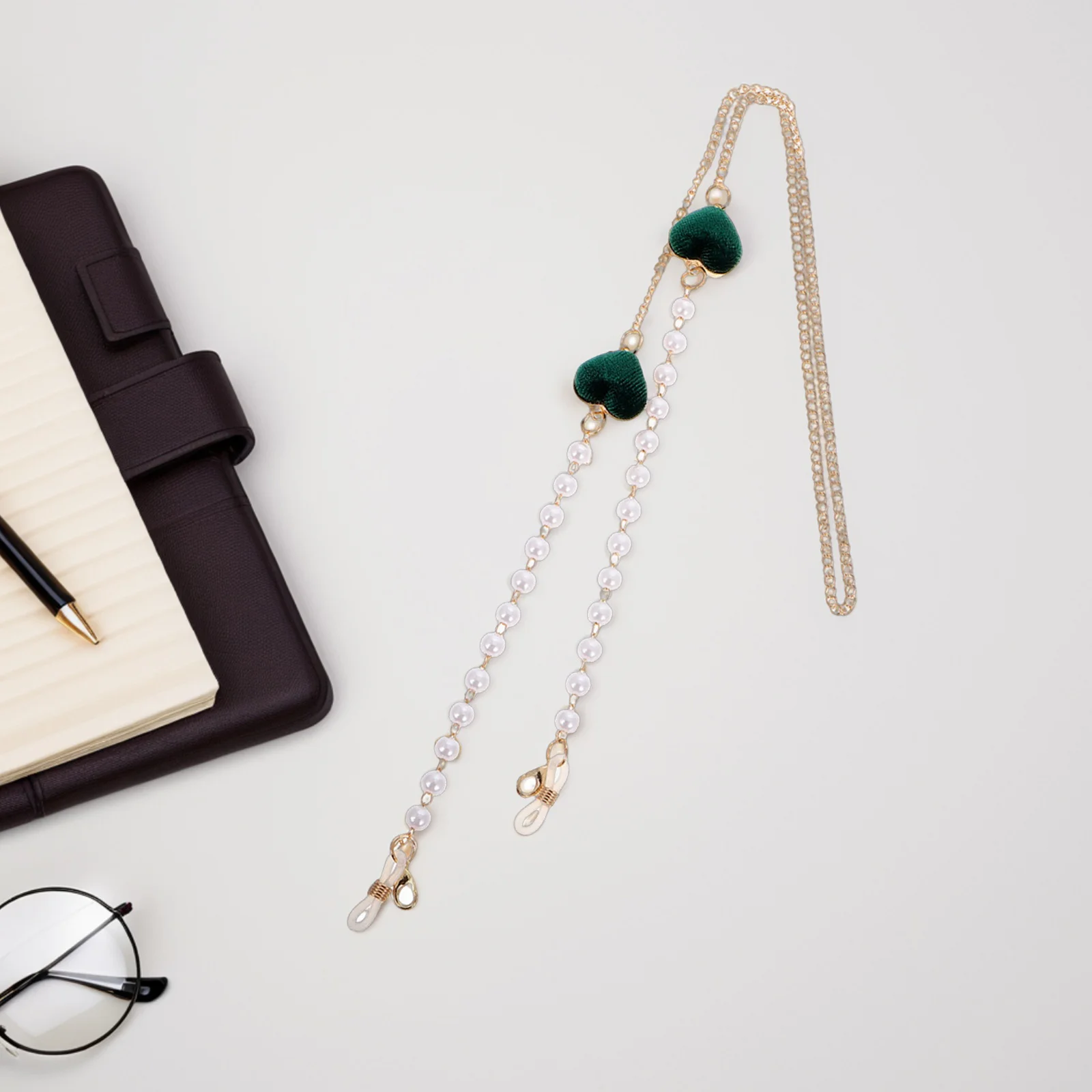 

Pearl Glasses Chain Lanyard Eyeglasses Holder Strap Cord Eyewear Retainer Women 76cm Children Necklace Mask Anti Loss