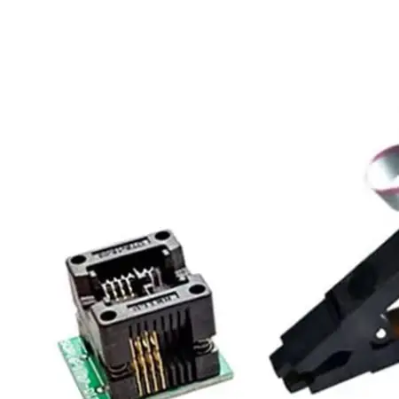 CH341A USB Programmer With For SOIC8 Clip And 1.8V Adapter For 24 25 Series For EEPROM For Flash For BIOS Programming Tool