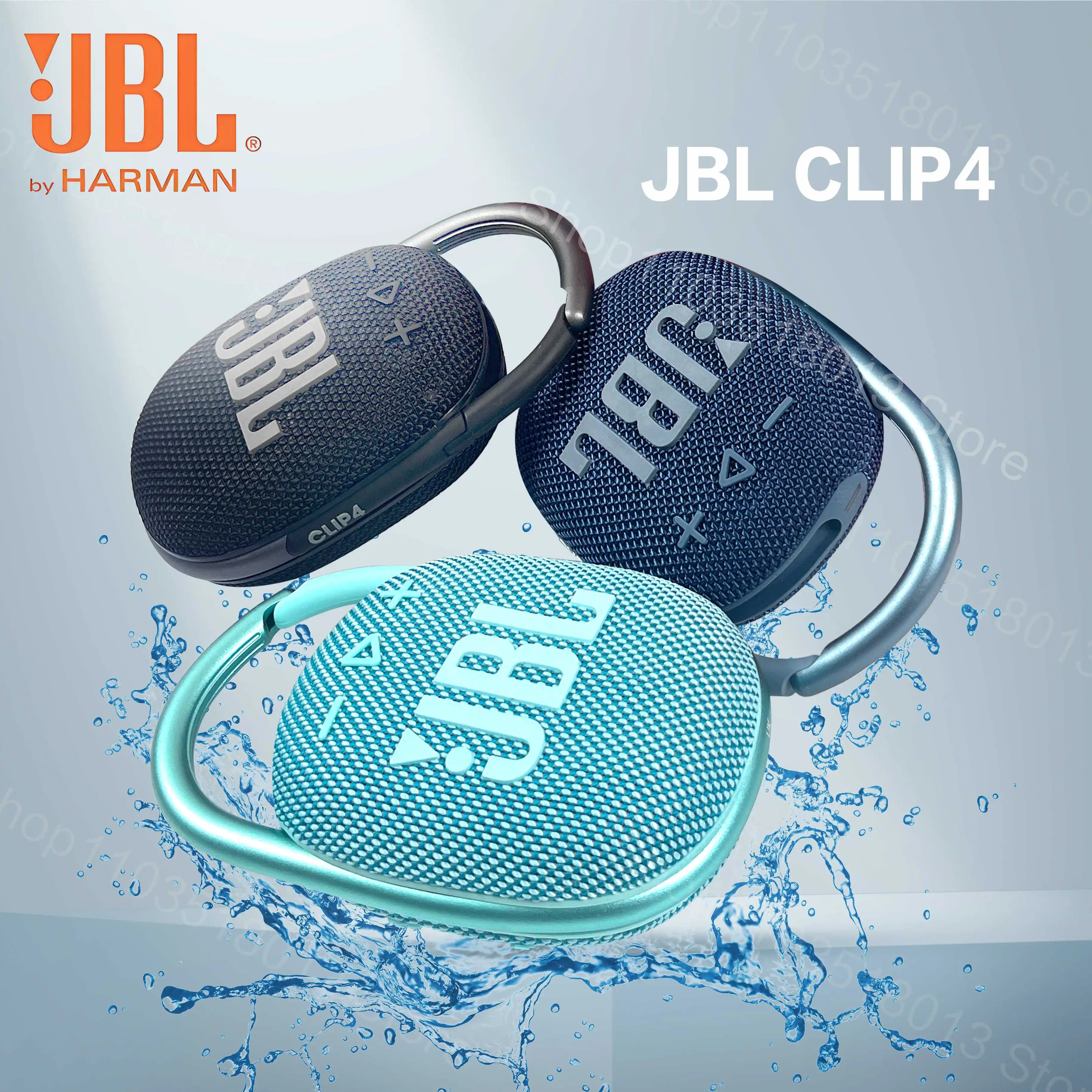 JBL CLIP 4 altavoz portátil inalámbrico, Subwoofer para exteriores, IP67, a prueba de polvo e impermeable, Original