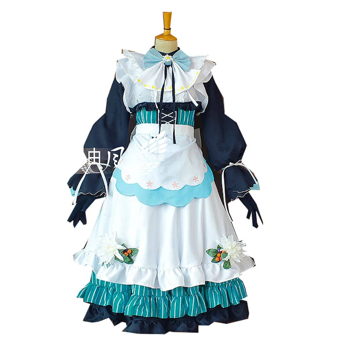 

2022 Vtuber Nijisanji Eli Conifer Cosplay Costume Fashion Lolita Maid Dress Uniform Women Halloween Party Outfit Custom Made