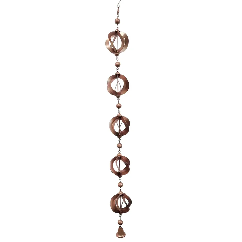 Decorative 108Cm Rainwater Chain With Bells Elegant Garden Art / Sound High-quality For Functional Rainwater Management