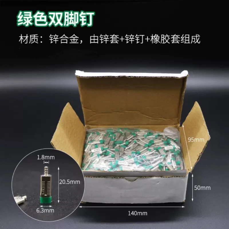 

100Pcs/500pcs Dental Lab Dowel Pin Dental Lab Stone Model Work Use Double Twin Master Pins with Sleeves with Pindex