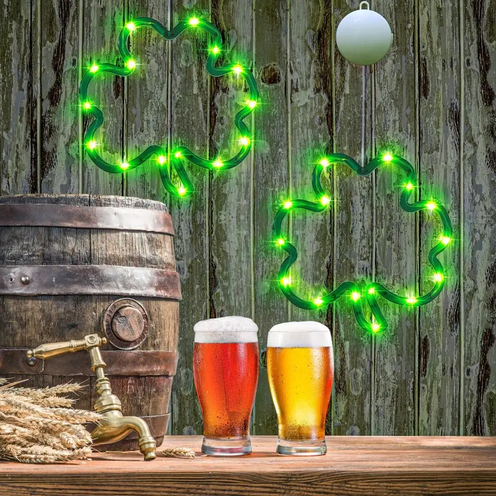 

Яркий теплый светодиодный неоновый светильник на батарейках/USB, неоновые светильники «Клевер», премиум-качество, долговечность