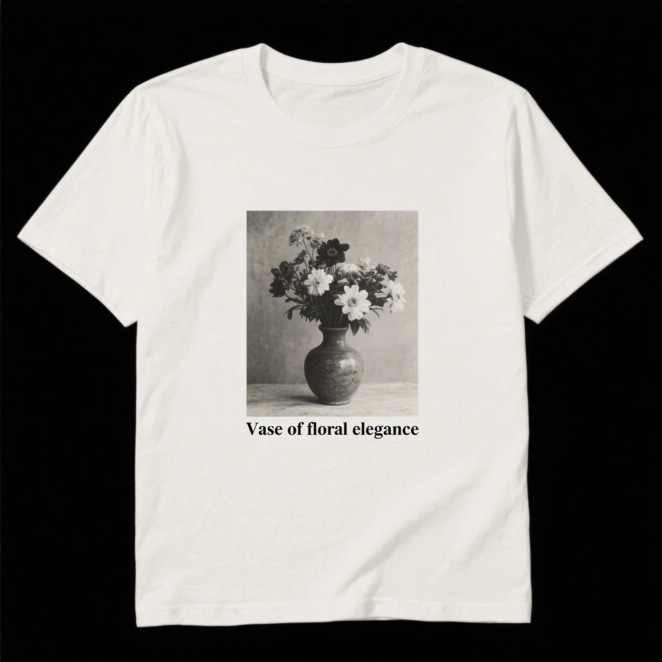 

Movie Floral Graphic Printing Summer Luxury Brand Pure Cotton Men's and Women's T-shirts Short Sleeves Trendy Fashion Clothing