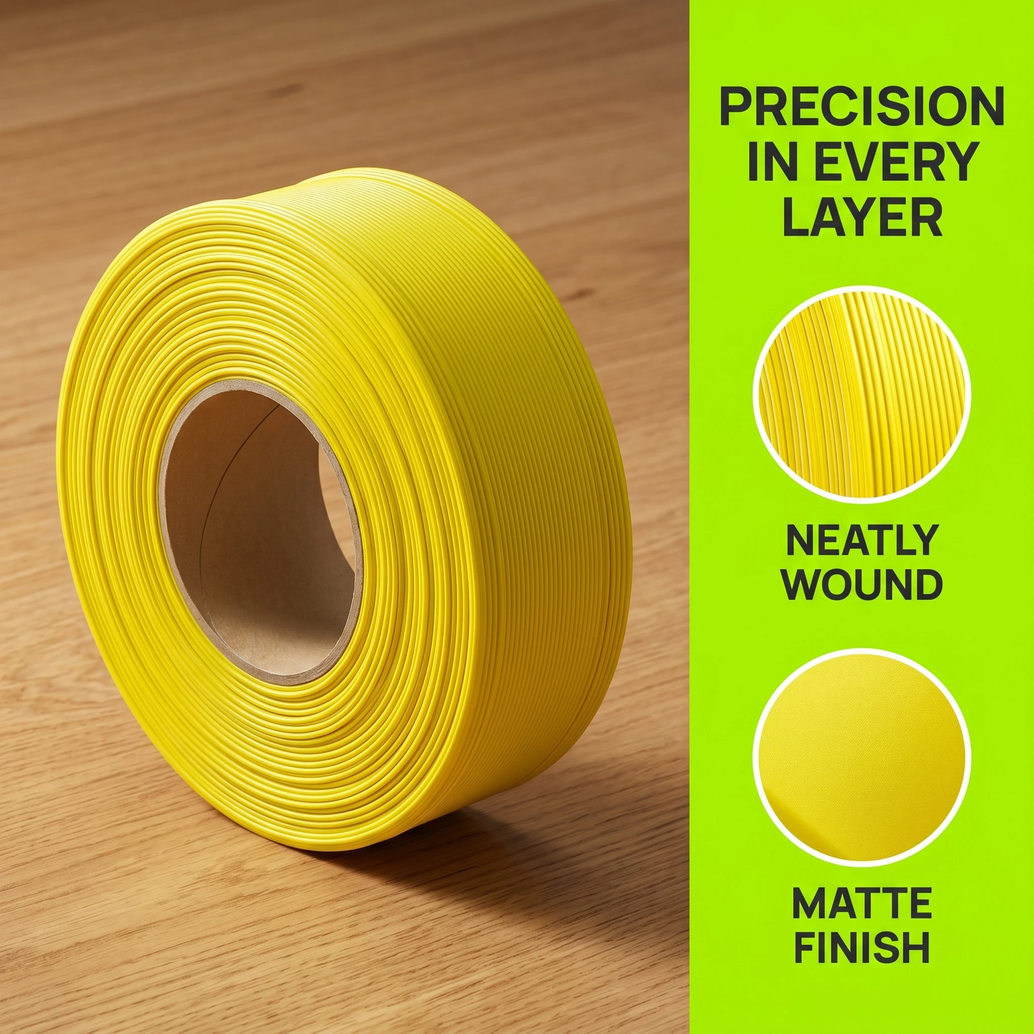MarsWork Refill PLA Basic Filament 10kg 1.75mm For Bambu Lab AMS Compatible Reusable Spool Refill with Color ID Swatch