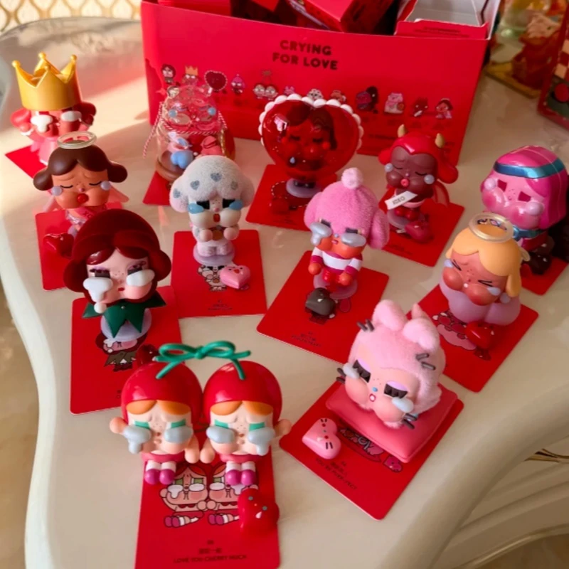 

Оригинальная коллекционная фигурка Popmart Crybaby Crying For Love Series: милый аниме-персонаж для декора дома, загадочная коробка, подарок для девочек, персонализированная игрушка