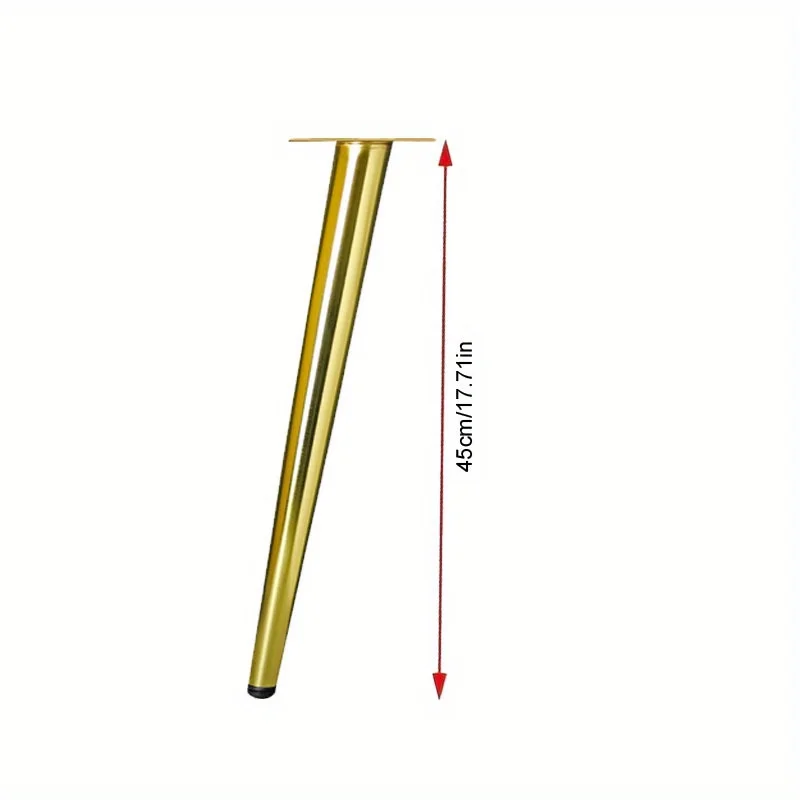 4pcs Furniture Leg Accessories Furniture Metal Furniture Legs Replacement Sofa Living Room Bedroom Table Cabinet TV Stand Feet image 2