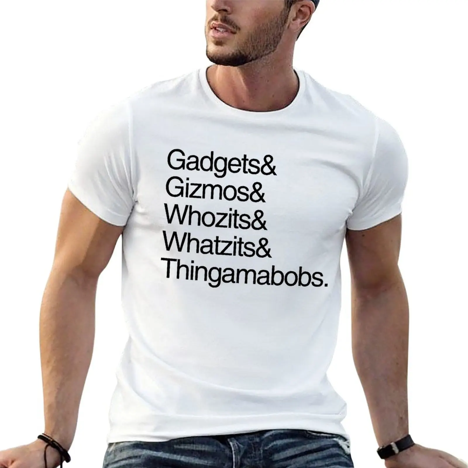 Gadgets and Gizmos T-Shirt Basic Daily Outfit Short Sleeve Tee