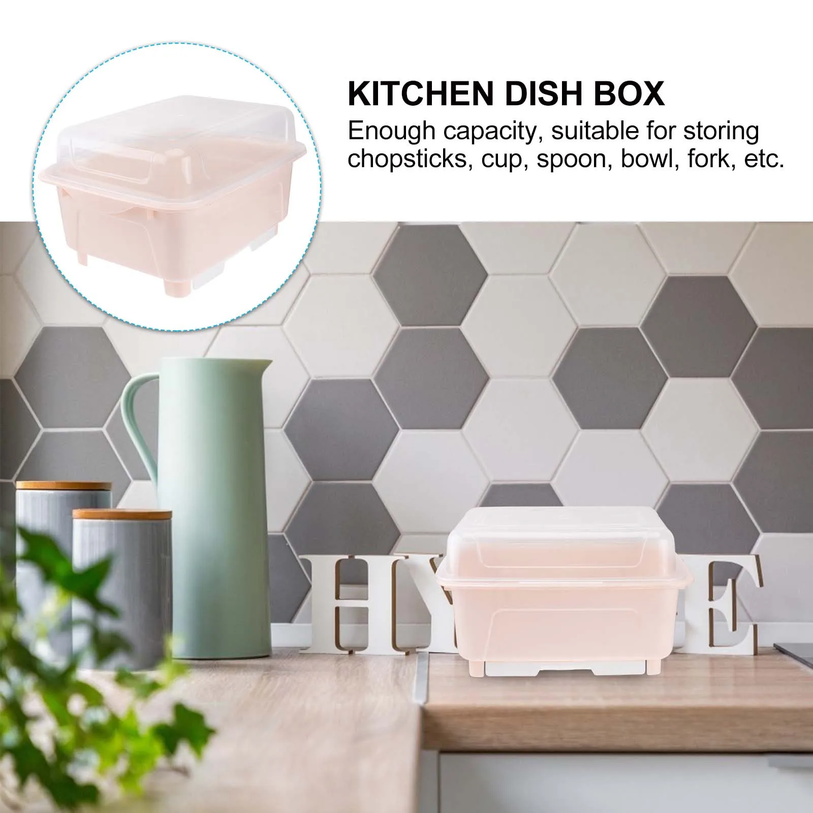 

Storage Box Transparent Kitchen Organizer For Chopsticks Spoons Forks Bowls Cups Tableware Rack Kitchen