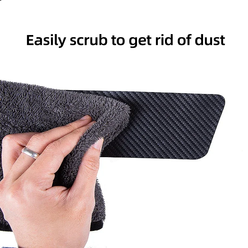 عتبة باب السيارة عتبة لوحة بالية ملصق لشعار X5 ألياف الكربون جذع حافة الوفير شرائط واقية التصميم الديكور