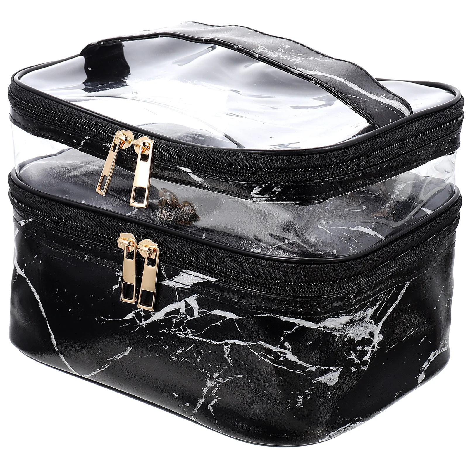 

Portable Zipper Skincare Pouch Toiletry Storage Organizer Travel Toiletries Carrier Lightweight Cosmetics Container For