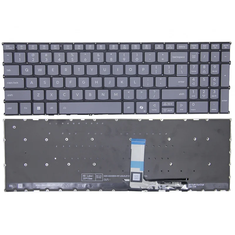 

LL+ New For Lenovo IdeaPad Slim 5 16IAH10 16IRH10 16IRH10R US Keyboard Backlit