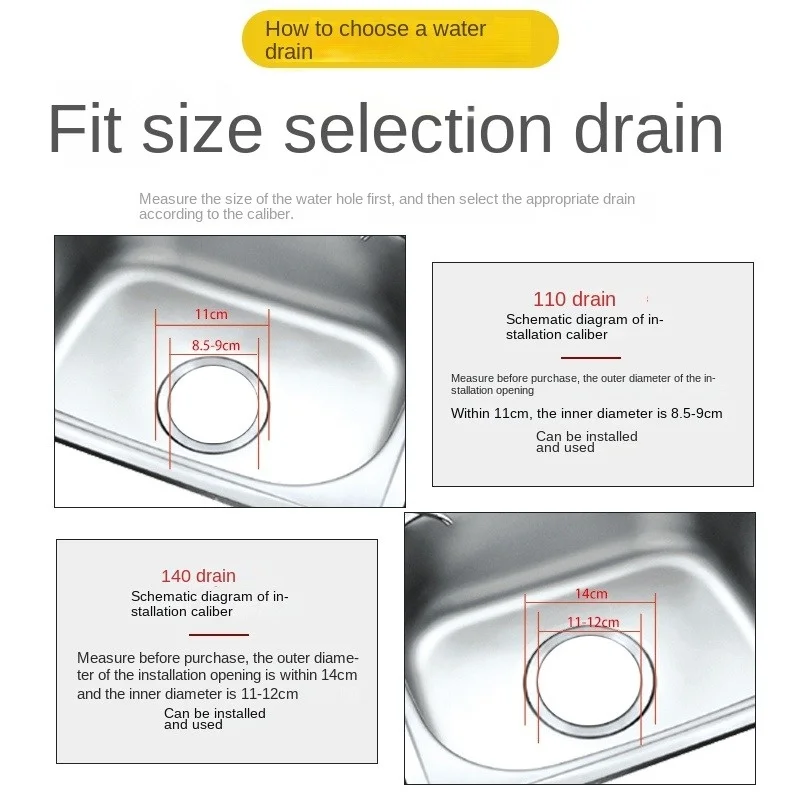 1 قطعة حوض الفولاذ المقاوم للصدأ استنزاف حوض تجفيف مصفاة النفايات التوصيل سلة النفايات غطاء مانع للتسرب للمطبخ اكسسوارات الحمام