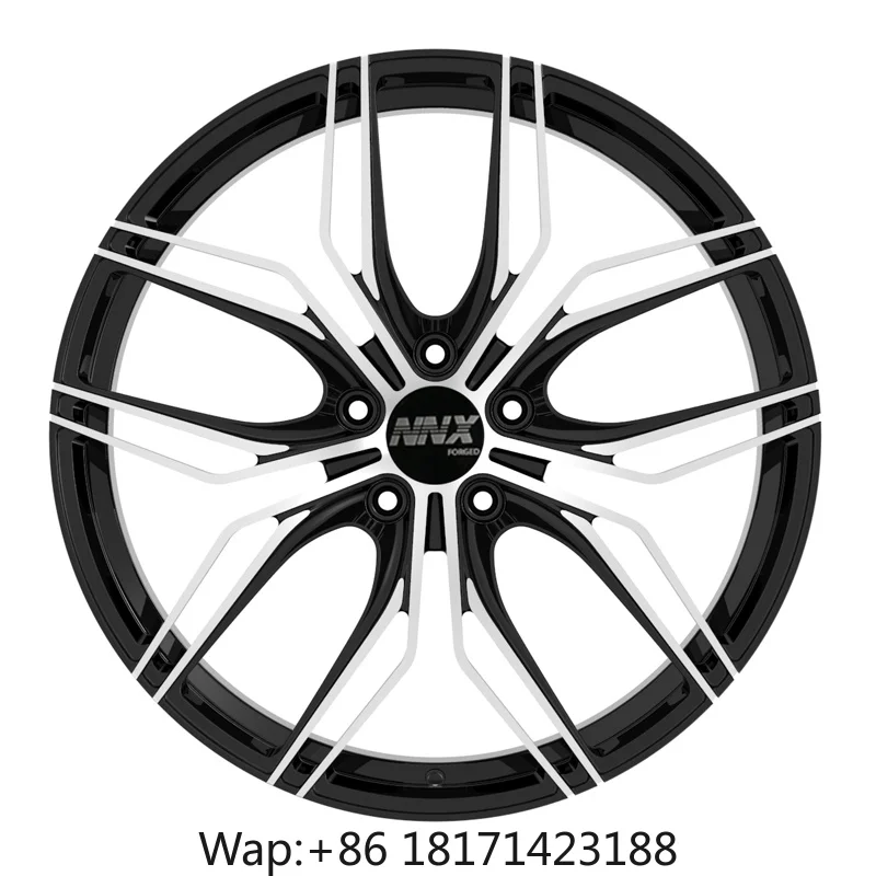 【Hot】Customized Forged Aluminum Alloy Car Rims Black Forged Wheels Rims High Quality Rims for Car