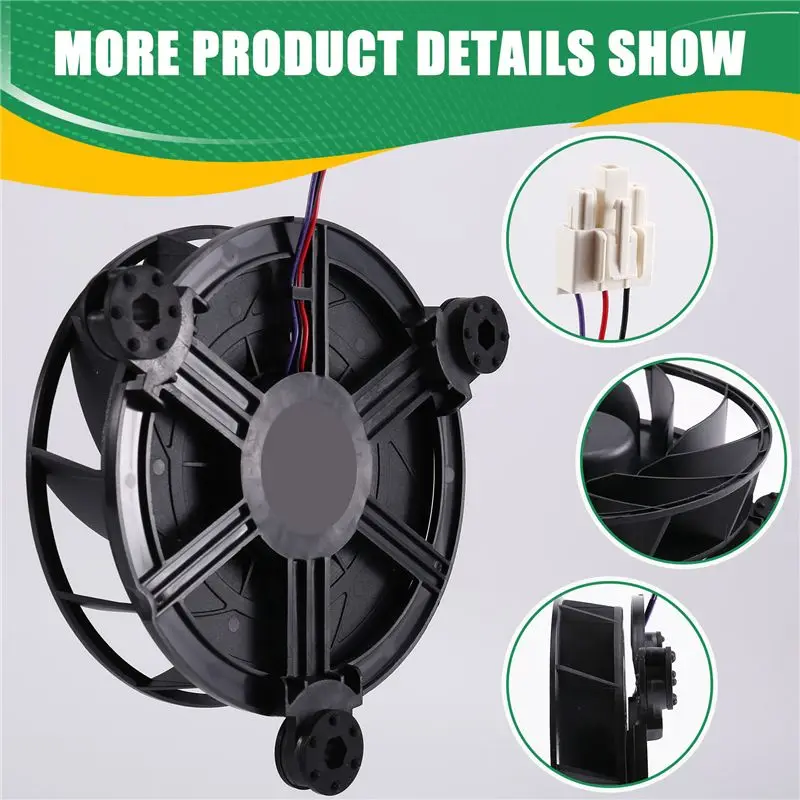 AS63-Refrigerator Cooling Fan For Nidec GW12E12MS1CB-52 12V0.22A For Haier Refrigerator Refrigerator Freezer Accessories