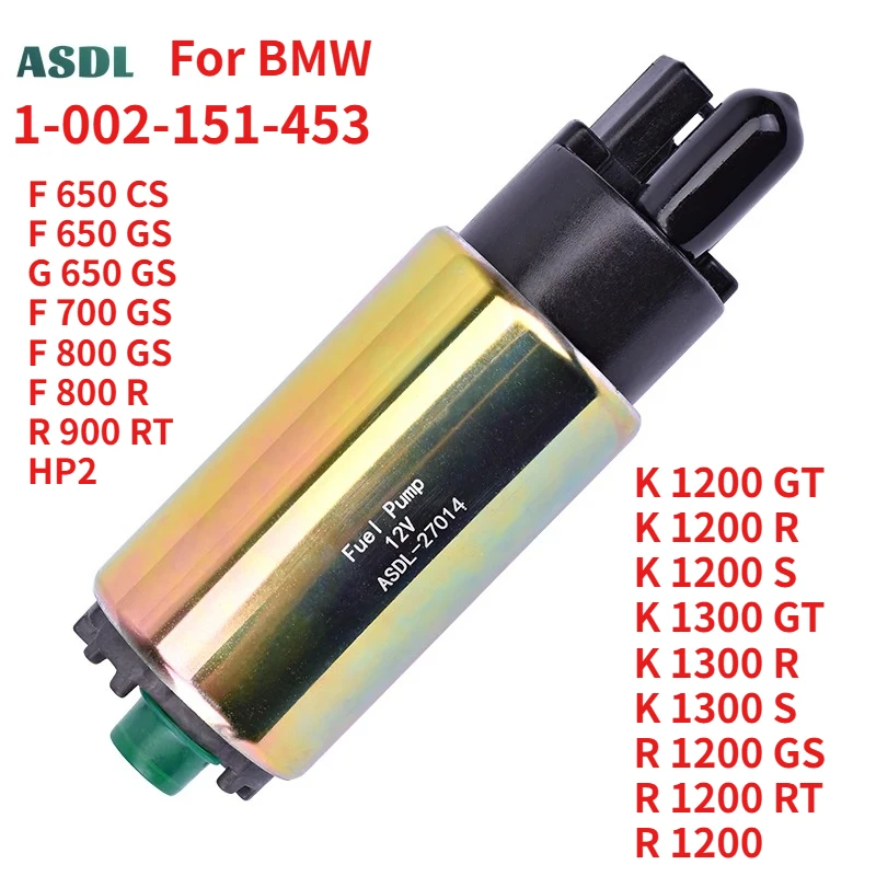 

Motorcycle Electric Fuel Pump Petrol Pump For BMW F650CS 2001-2005 F800GS G650GS HP2 S1000RR K1200GT R1150GS R1200RT