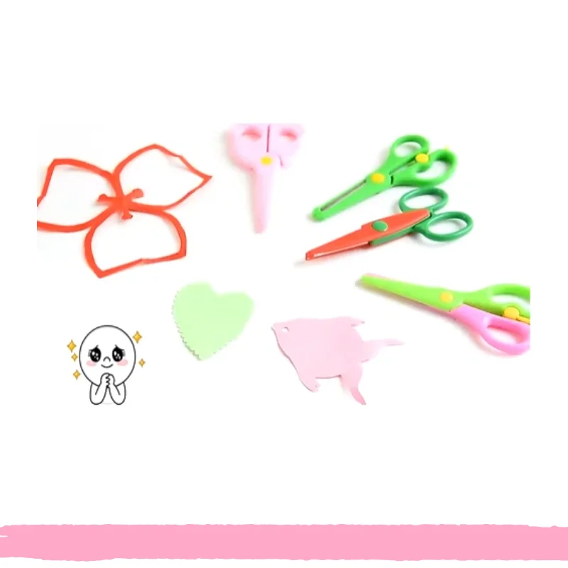 1 pz strumenti fatti a mano forbici modello ondulato taglierina di carta carta artigianale carta forbici fotografiche regali per bambini forniture per ufficio 2/3/4 pz/set