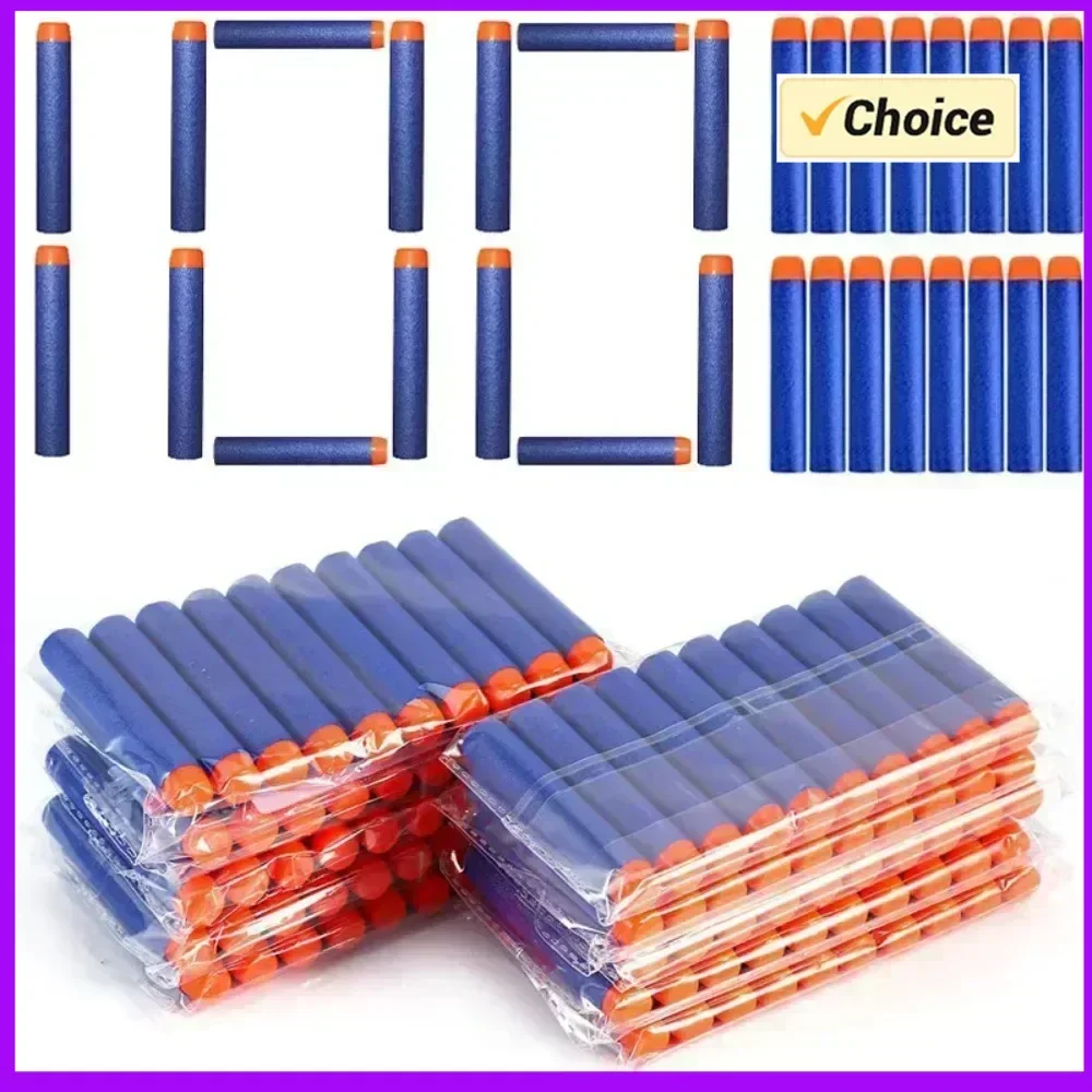 

Набор из 100 дротиков 7,2 см для игрушечных пистолетов, мягкие пульки с полым наконечником, сменные дротики 7,2 см для игрушечного оружия, подарок для детей